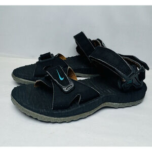 Nike Air Deschutz ACG Sandals Kids Size 3‎ Black Adjustable Strap Water Outdoor